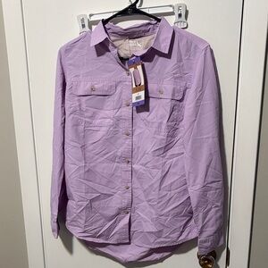 NWT Eddie Bauer Lavender Shirt